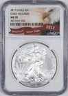 2017 NGC MS70 American Silver Eagle 1oz .999 Silver Early Release Uncirculated