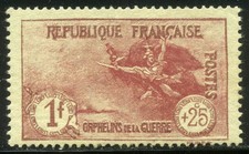 FRANCE #B22 Mint NH - 1926 1fr + 25c War Orphans