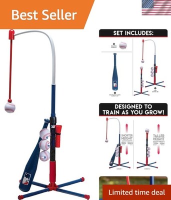 Grow-with-Me Kids Baseball Batting Tee + Stand Set for Youth + Toddlers - You...
