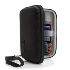 USA Gear Travel Electronics Organizer - Water Resistant Zipper Small, Black