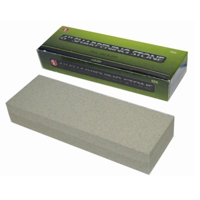 6'' Aluminium Oxide Sharpening Stone Duel Grit Knife Sharpener Double Sided