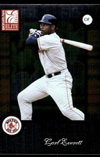 Carl Everett 2001 Donruss Elite #91 Red Sox MLB READ FREE SHIPPING AutographDen
