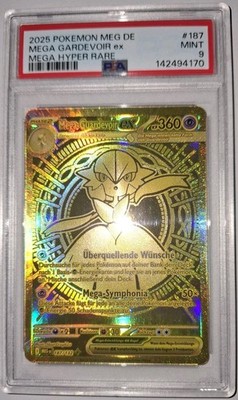 Pokémon | Mega Gardevoir ex | 187/132 | Mega Evolution | Mega Hyper Rare | PSA 9