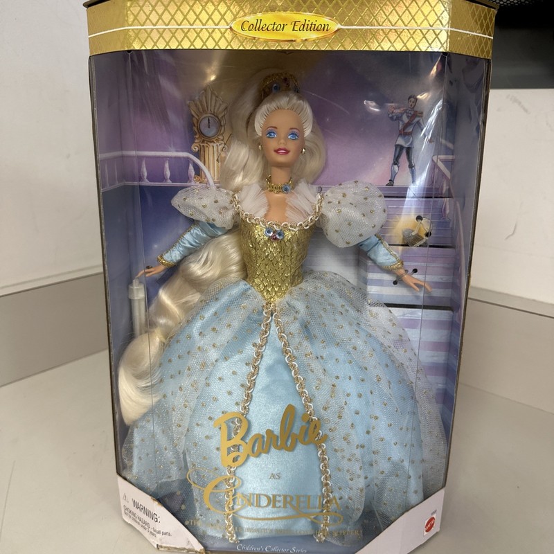 Mattel 1996 Barbie as Cinderella Children's Collector Series Doll 16900 NOS
