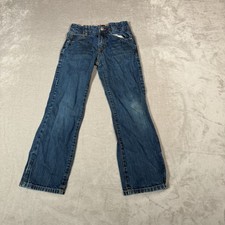 Mini Boden Jeans Girls 9Y Blue Straight Leg Medium Wash Adjustable Denim