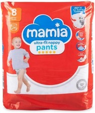 Mamia Ultra-Fit Nappy Pants (Size 8) pack of 24 0.37 per nappy
