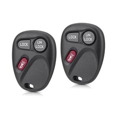 Remote Key Fob Replacement Car Key for 1999 2000 2001 Chevy Silverado 3 Buttons