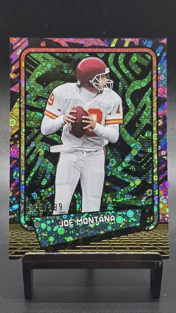 Joe Montana Chiefs Refractor Trading Card #130/199 Limited Edition SP Disco