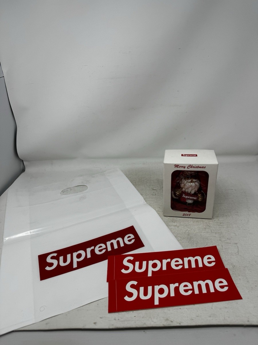 Supreme Santa Red Christmas Ornament FW18 - Brand New 2018 | eBay