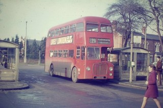 Midland Red Buses Colour Slide D9 (5001) 3001HA at Bearwood 1970"s on 229.