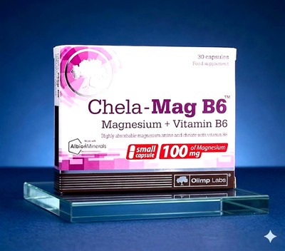 (430,58 EUR/kg)Olimp Chela-Mag B6  Forte Mega Caps - 30 Kapseln