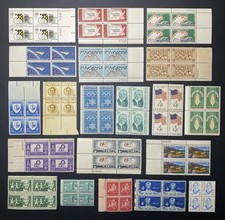 US Stamp Lot, Plate Blocks