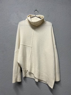 AllSaints womens  Look Roll  Neck Wool Yak Sweater S