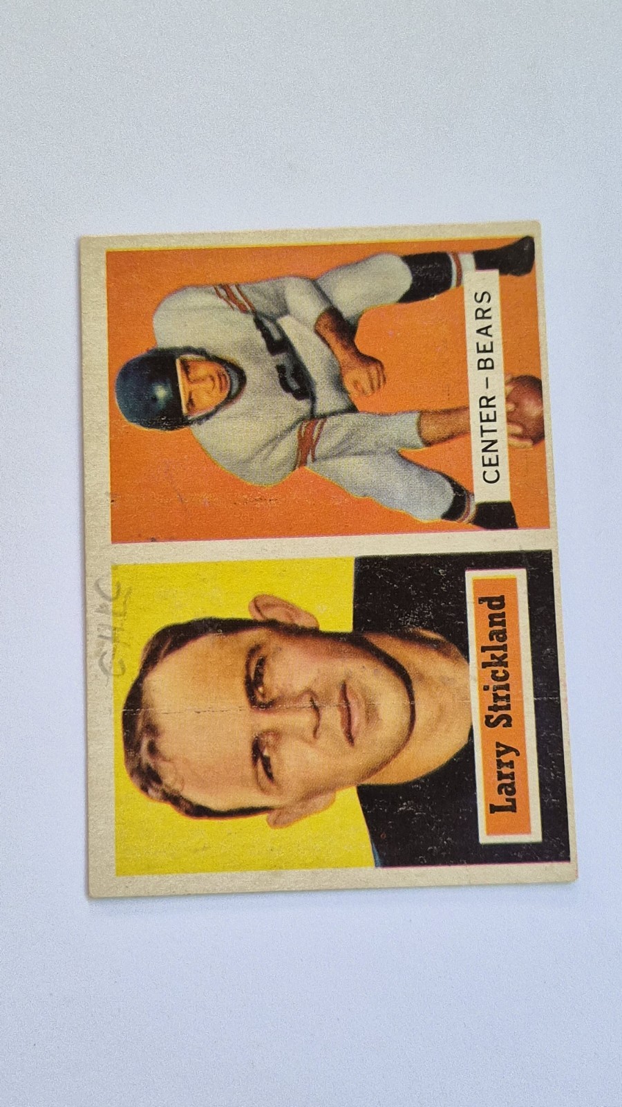 Larry Strickland #105 Football Cards 1957 Topps trading card — raw and PSA graded price guide