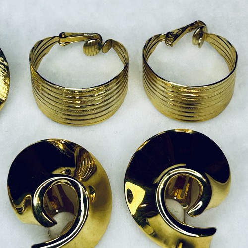 Lote Mixto De 6 Pares De Pendientes De Clip De Colección Varios Estilos Y Materiales B841 - Imagen 6 de 6