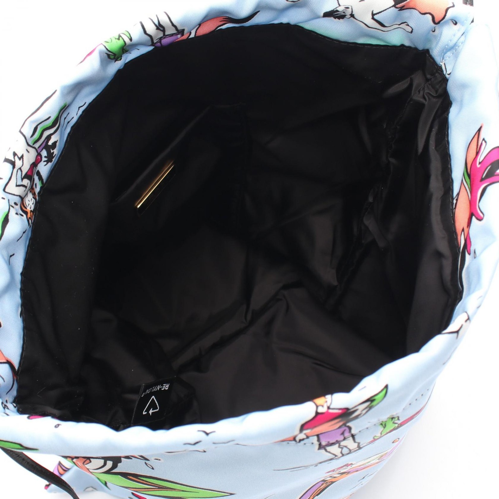 PRADA Re-Nylon Surfing pattern drawstring Pouch N… - image 3