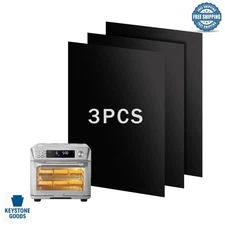 3-Pack Reusable Oven Liners for COSORI Air Fryer & Toaster Oven