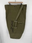 Original WWII WW2 Military Green Thick Canvas Duffel Bag Vintage Strap Cargo