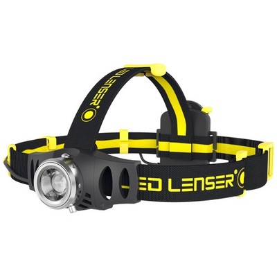 LEDLENSER iH6R Industrial Rechargeable LED Headlamp, 200 Lumens, Black & Yellow