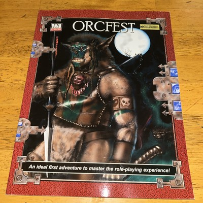 D&D Orcfest d20 Dungeons and Dragons Adventure Book