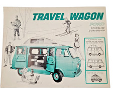 1963 Ford Econoline Travel Wagon Dealer Sales Brochure Camper Van Rv Original 63 1963 Ford Econoline Travel Wagon Dealer Sales Brochure Camper Van Rv Original 63