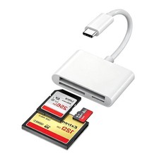 New USB C to SD CF Card Reader for iPad Pro/M...