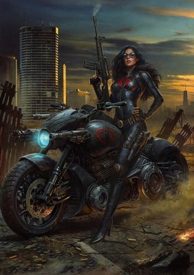 Gi Joe A Real American Hero #117 SDCC Markovic Baroness Variant