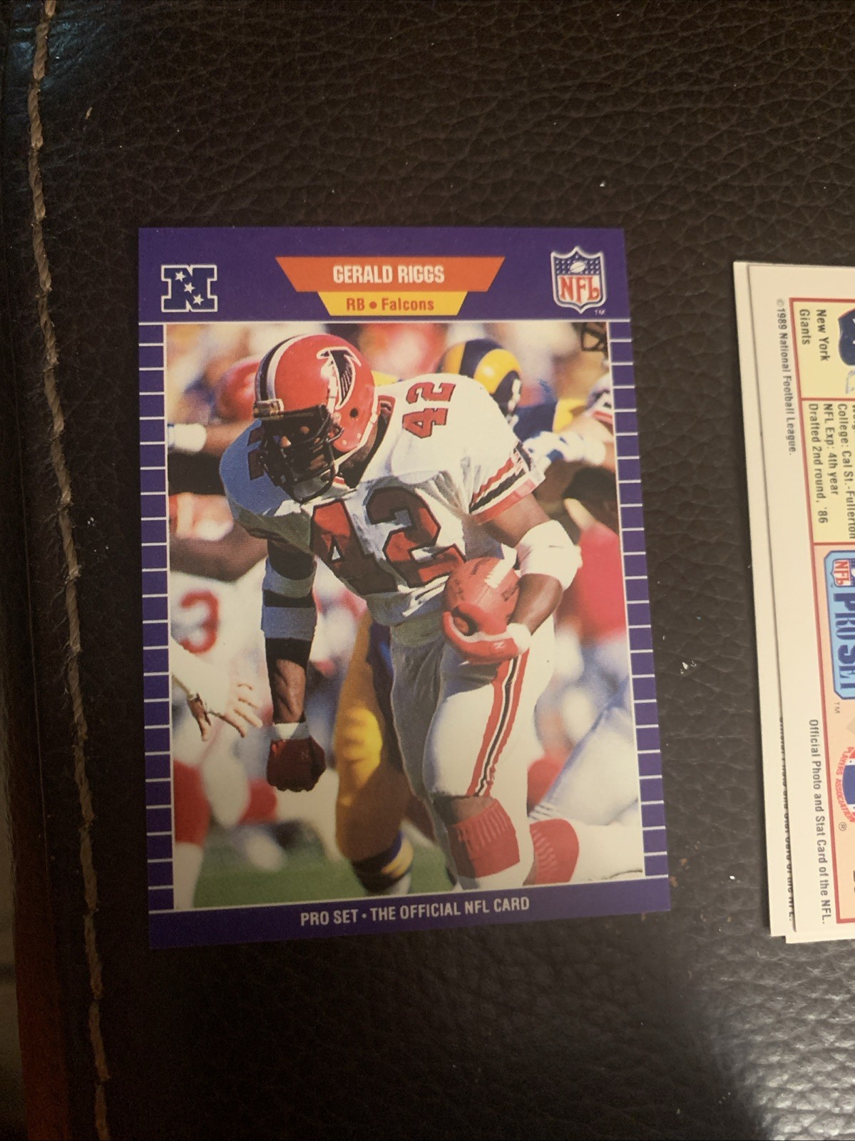 Gerald Riggs Atlanta Falcons 1989 Pro Set Card #14