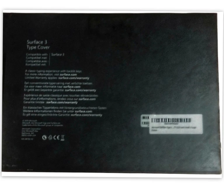 New Microsoft Surface 3 Type Cover Keyboard Purple - Image 2 of 2