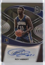 2020-21 Panini Spectra Signatures 13/49 Roy Hibbert #SIG-ROY Auto r7d