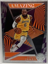 LEBRON JAMES 2021 Panini Illusions #5 AMAZING ORANGE PARALLEL INSERT LAKERS
