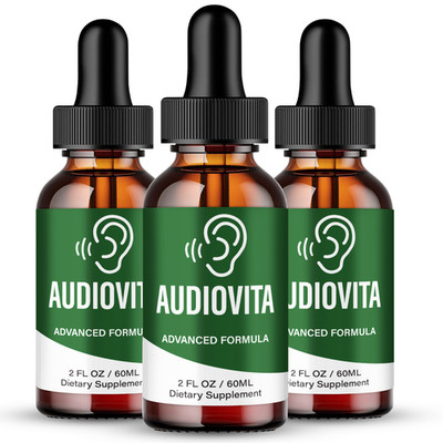 Audiovita Drops   Official Audio Vita Ear Health & Hearing Support (3 Pack)