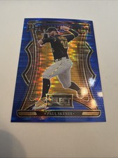 2025 Panini Select Paul Skenes Phenomenon Blue Pulsar Prizm /35