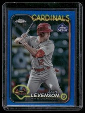 2024 Topps Pro Debut #PDC-127 Zach Levenson Chrome Blue Refractor #/150