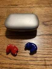 PHONAK ( L+R) Virto B70 HEARING AIDS (Blue + Red) Untested