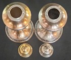 Evans: EPNS; Electro Plated Nickel Silver Hammered Salt & Pepper Shaker Set — photo 5