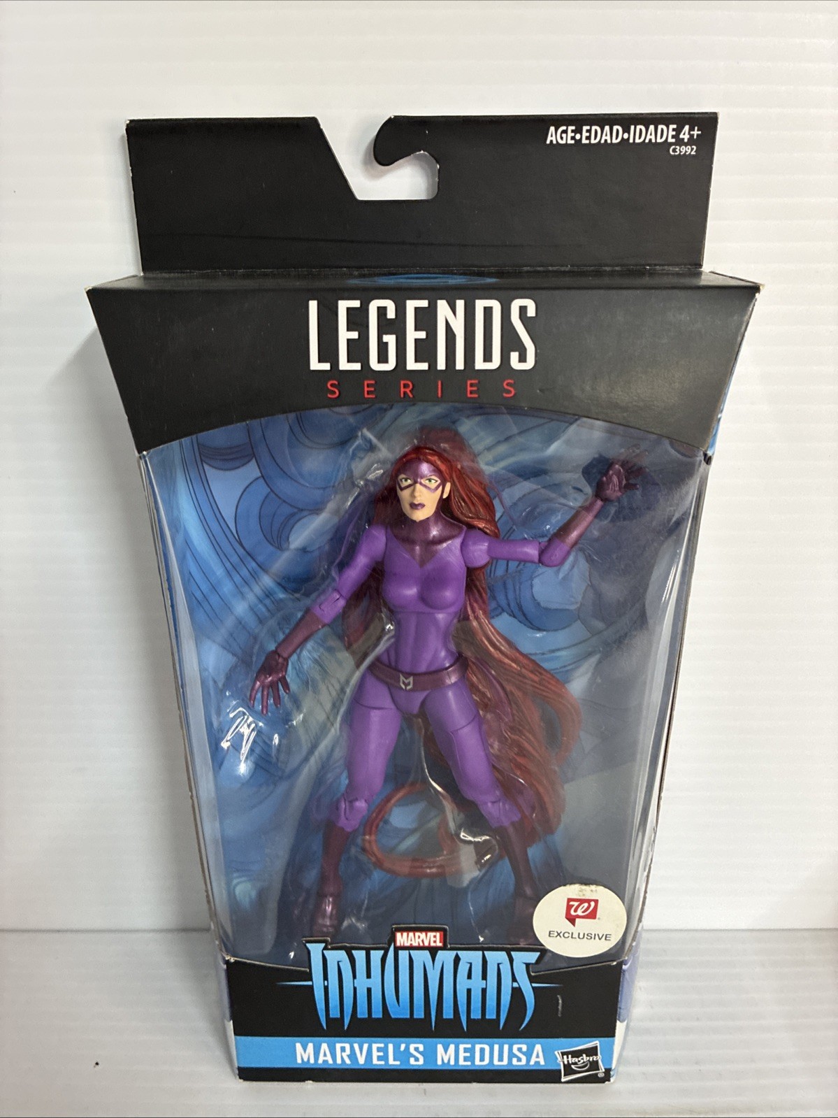 MARVEL'S MEDUSA Legend Series Inhumans Action Figure Walgreens Exclusive Boxed