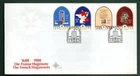 SOUTH AFRICA – FDC – 1988 – FRENCH HUGUENOTS SETTLEMENT - Sc #710-713 – SET OF 4