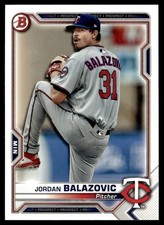 2021 Bowman Prospects Jordan Balazovic Minnesota Twins #BP-61