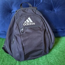 Adidas Estadio Team Black Silver Media Pocket Shoe Tunnel Backpack Bookbag