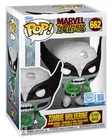 Funko Pop! Marvel Zombies #662 Wolverine - Glow Special Edition w/ Protector
