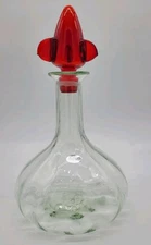 Blenko Limited Edition Festival of Glass Lift Off Decanter- First Quality Signed