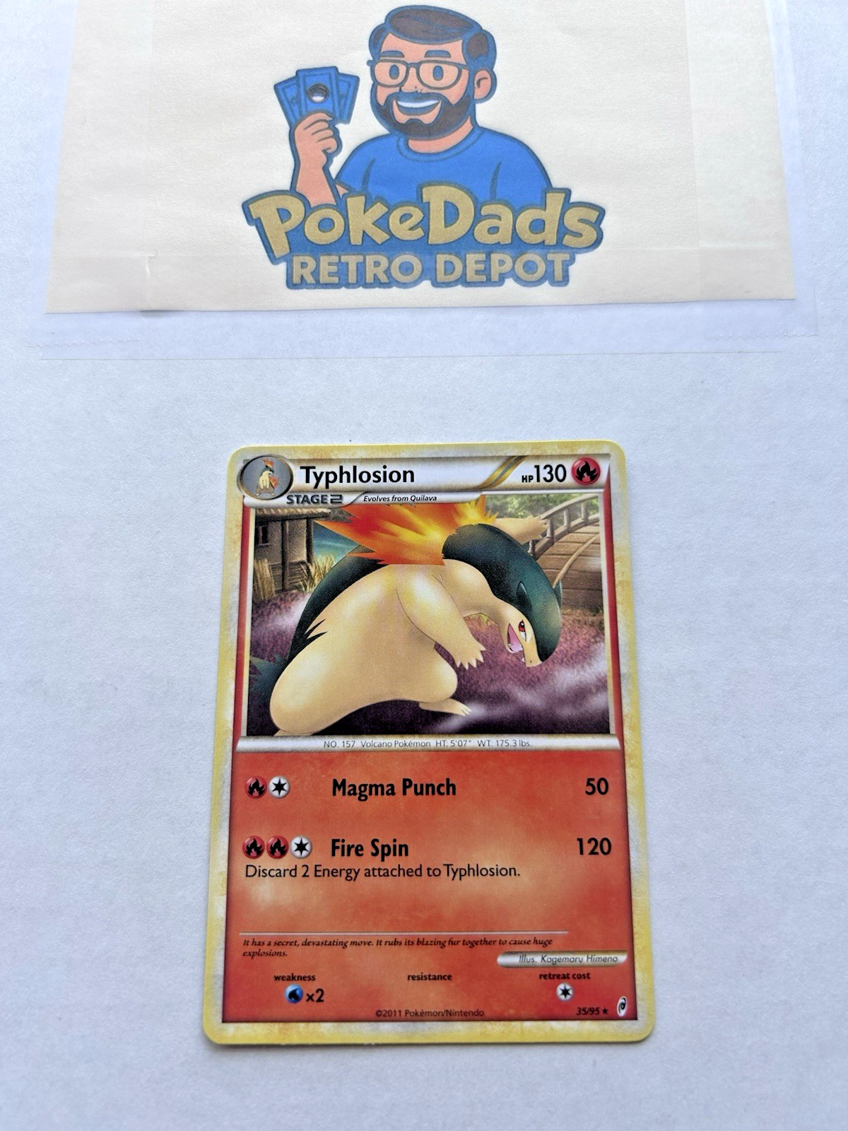 Typhlosion 35/95- Call of Legends (CL)- Rare-NM- Pokemon TCG