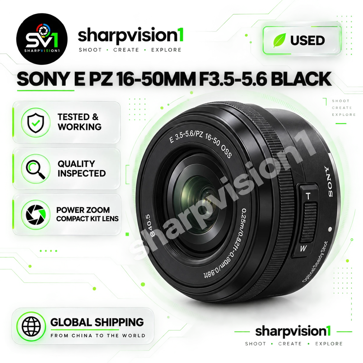 25+ Sony 16-50mm f/3.5-5.6 Camera Lenses for sale | Updated Oct 2026