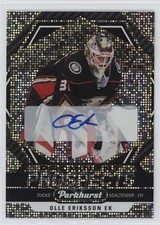 2023-24 Upper Deck Parkhurst Prominent Prospects Gold Olle Eriksson Ek Auto g1m