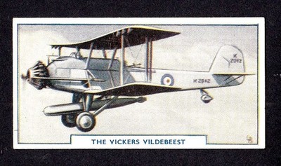 41186/ G. Phillips Ltd. - ex. Serie: Aircraft   Nr. 24   Vickers Vildebeest