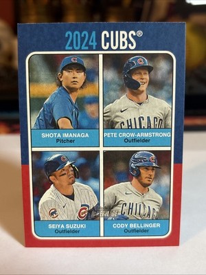 2024 Topps Heritage High Number 1975 Cubs Team Quads Shota Imanaga #75TQ-4