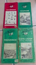 Lot de 4 guides Michelin des années 1940