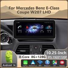 10,25" Android 14 Autoradio F&uuml;r Mercedes E W207 C207 128GB GPS NAVI Carplay DSP