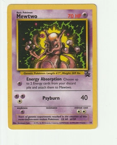 Pokémon TCG Mewtwo Promo #14 Regular Promo Card